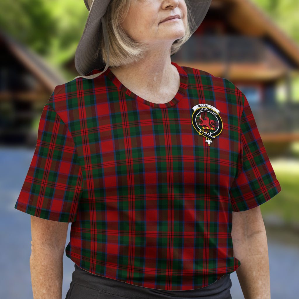 MacDuff (McDuff) Tartan T-Shirt with Family Crest - Tartan Vibes Clothing