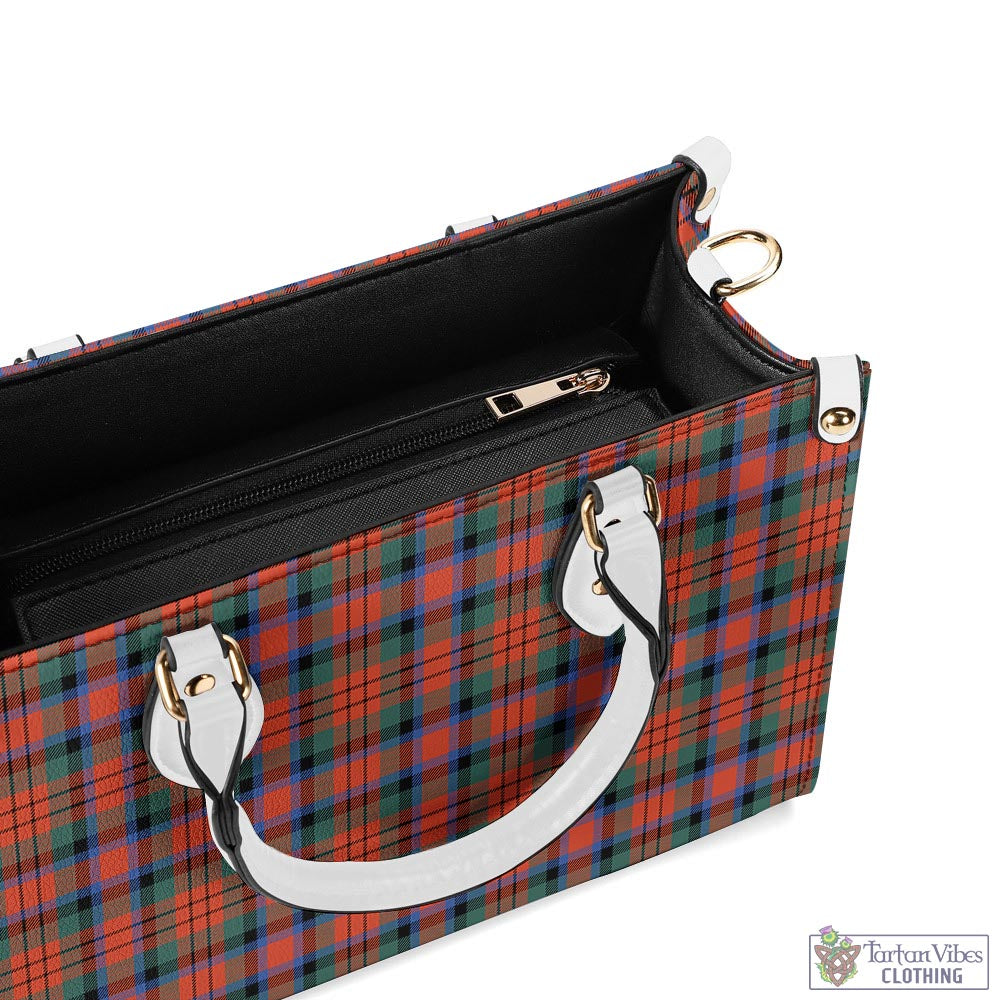 Tartan Vibes Clothing MacDuff Ancient Tartan Luxury Leather Handbags