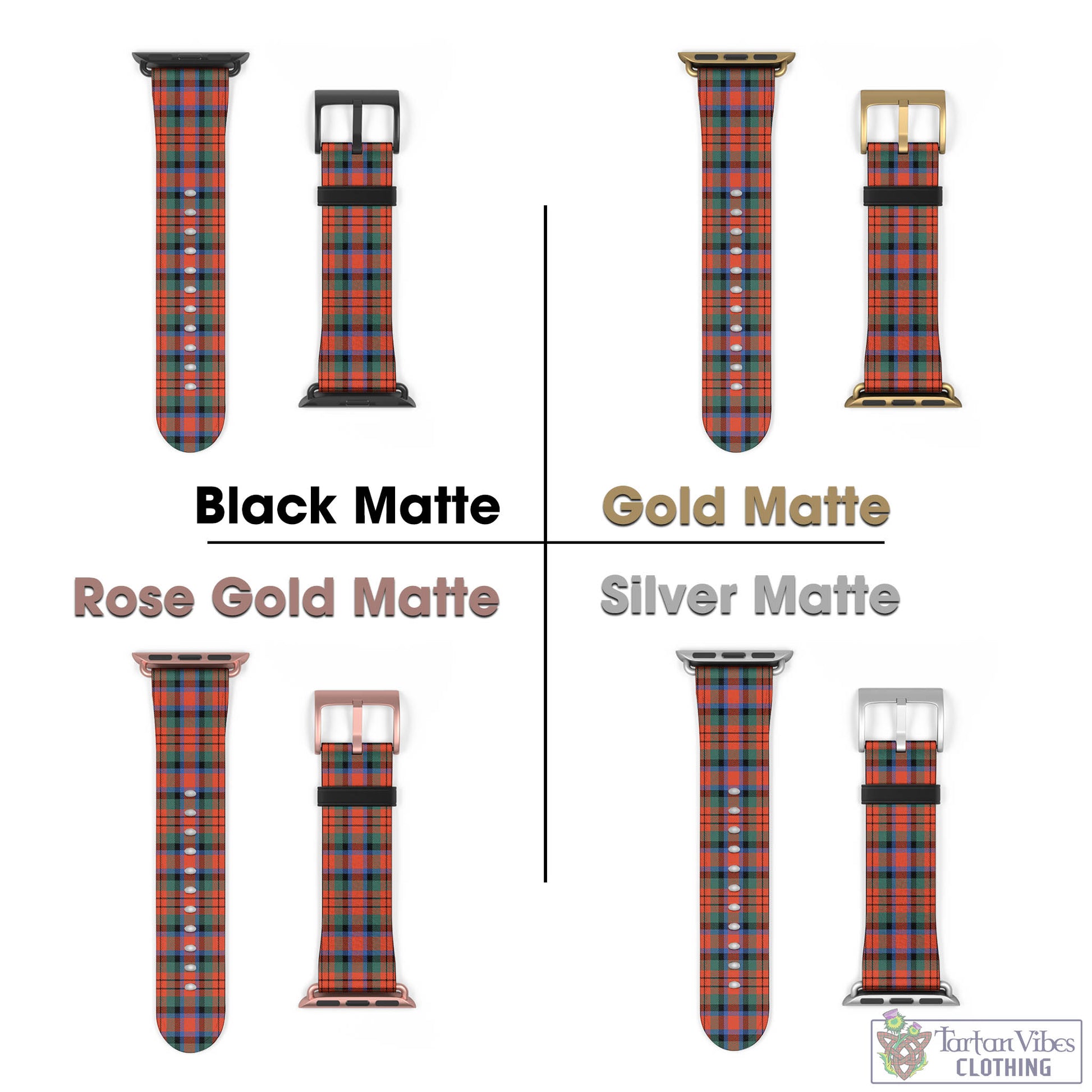 Tartan Vibes Clothing MacDuff Ancient Tartan Watch Band