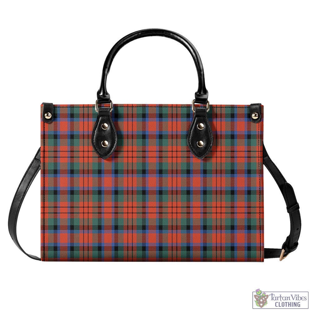 Tartan Vibes Clothing MacDuff Ancient Tartan Luxury Leather Handbags