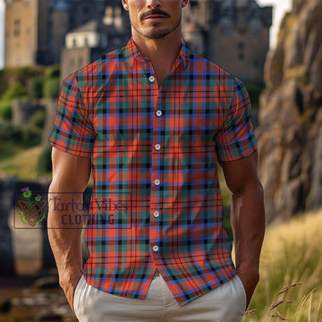 MacDuff Ancient Tartan Cotton Hawaiian Shirt