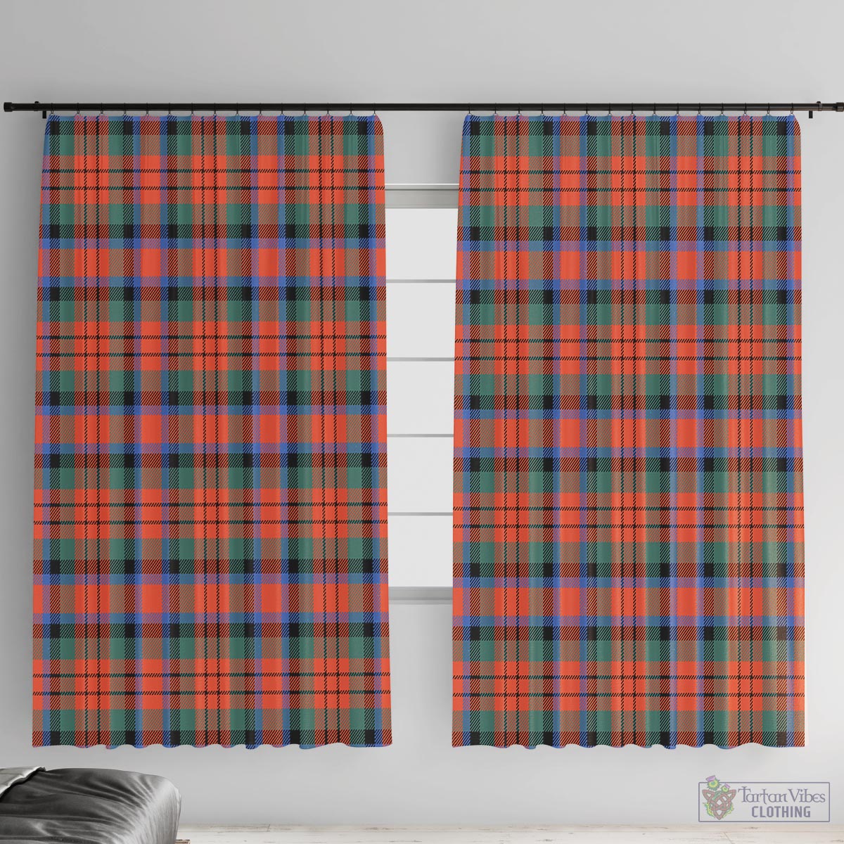 MacDuff Ancient Tartan Window Curtain