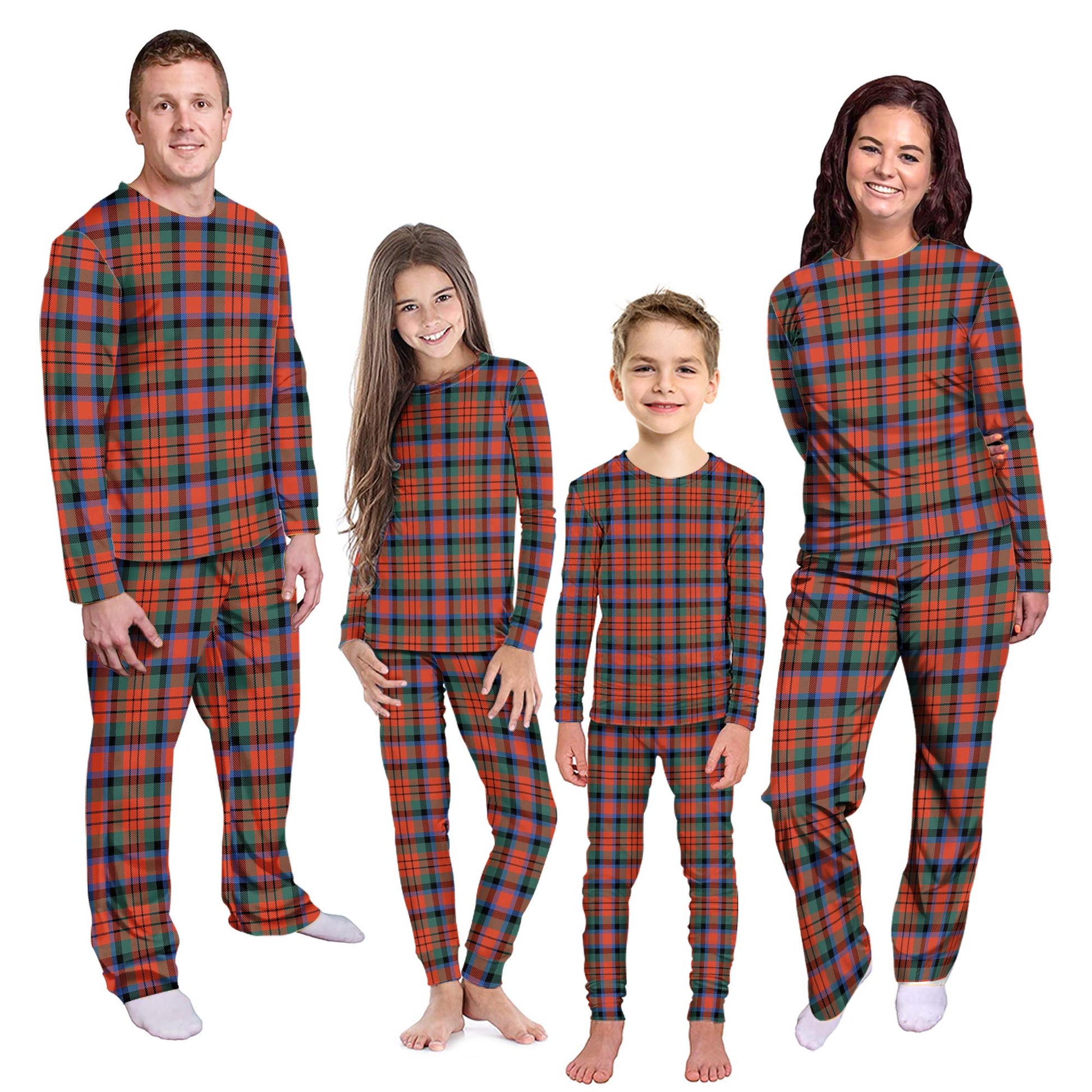 MacDuff Ancient Tartan Pajamas Family Set Kid - Tartan Vibes Clothing