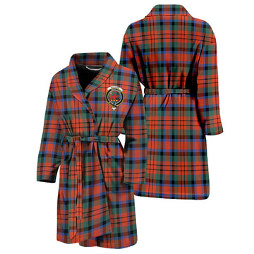 MacDuff Ancient Tartan Bathrobe with Family Crest