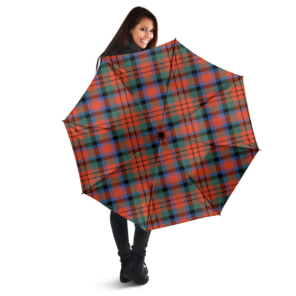 MacDuff Ancient Tartan Umbrella - Tartanvibesclothing