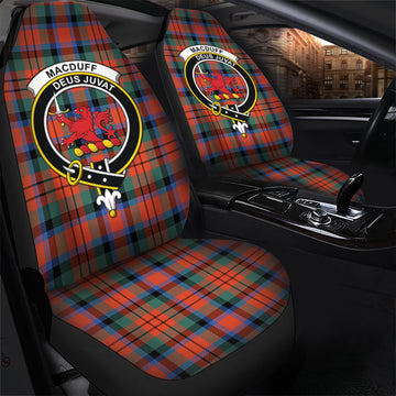 MacDuff Ancient Tartan Car Seat Cover with Family Crest