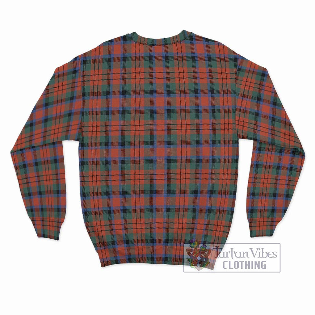 MacDuff Ancient Tartan Sweatshirt with Family Crest DNA In Me Style - Tartanvibesclothing Shop