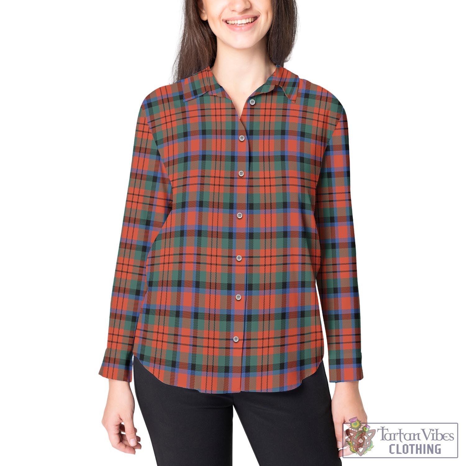 MacDuff Ancient Tartan Womens Casual Shirt