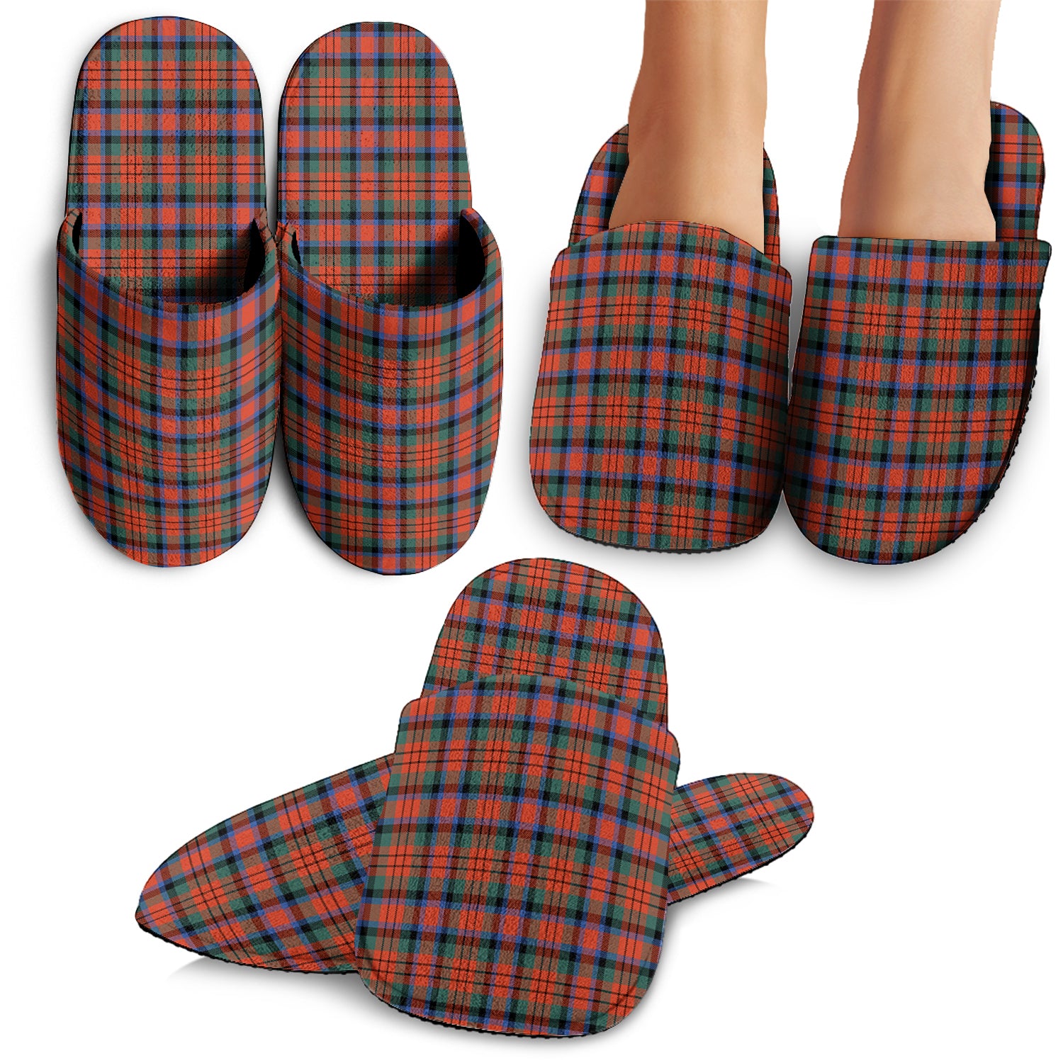 MacDuff Ancient Tartan Home Slippers - Tartanvibesclothing