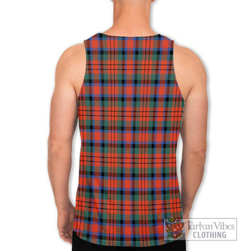 MacDuff Ancient Tartan Men's Tank Top with Family Crest DNA In Me Style