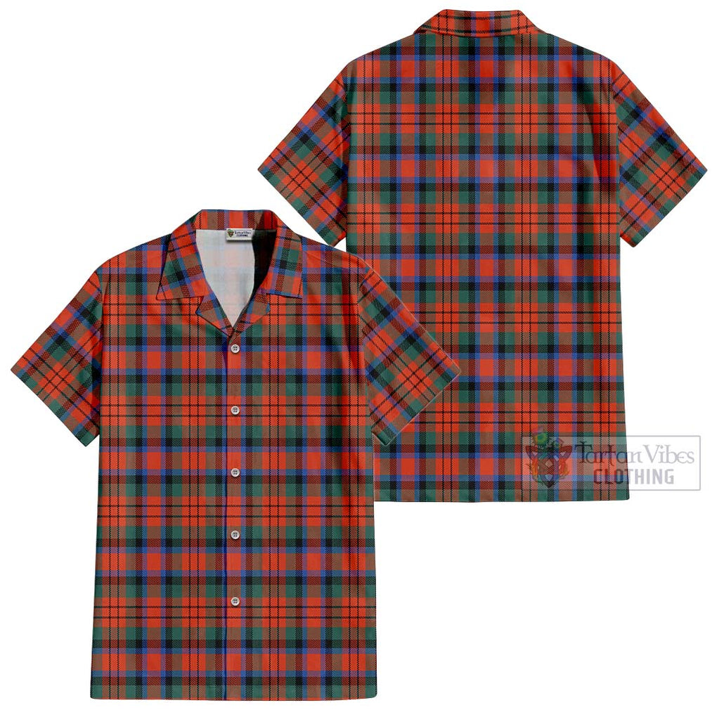 MacDuff Ancient Tartan Cotton Hawaiian Shirt Kid - Tartanvibesclothing Shop