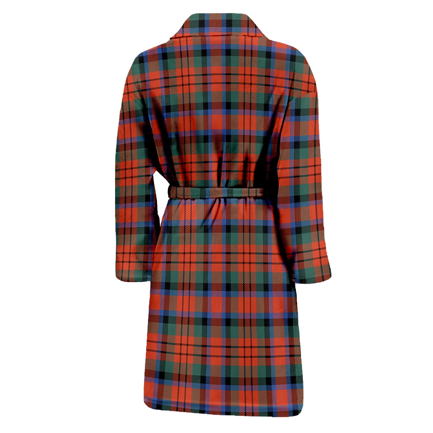 MacDuff Ancient Tartan Bathrobe with Family Crest - Tartan Vibes Clothing