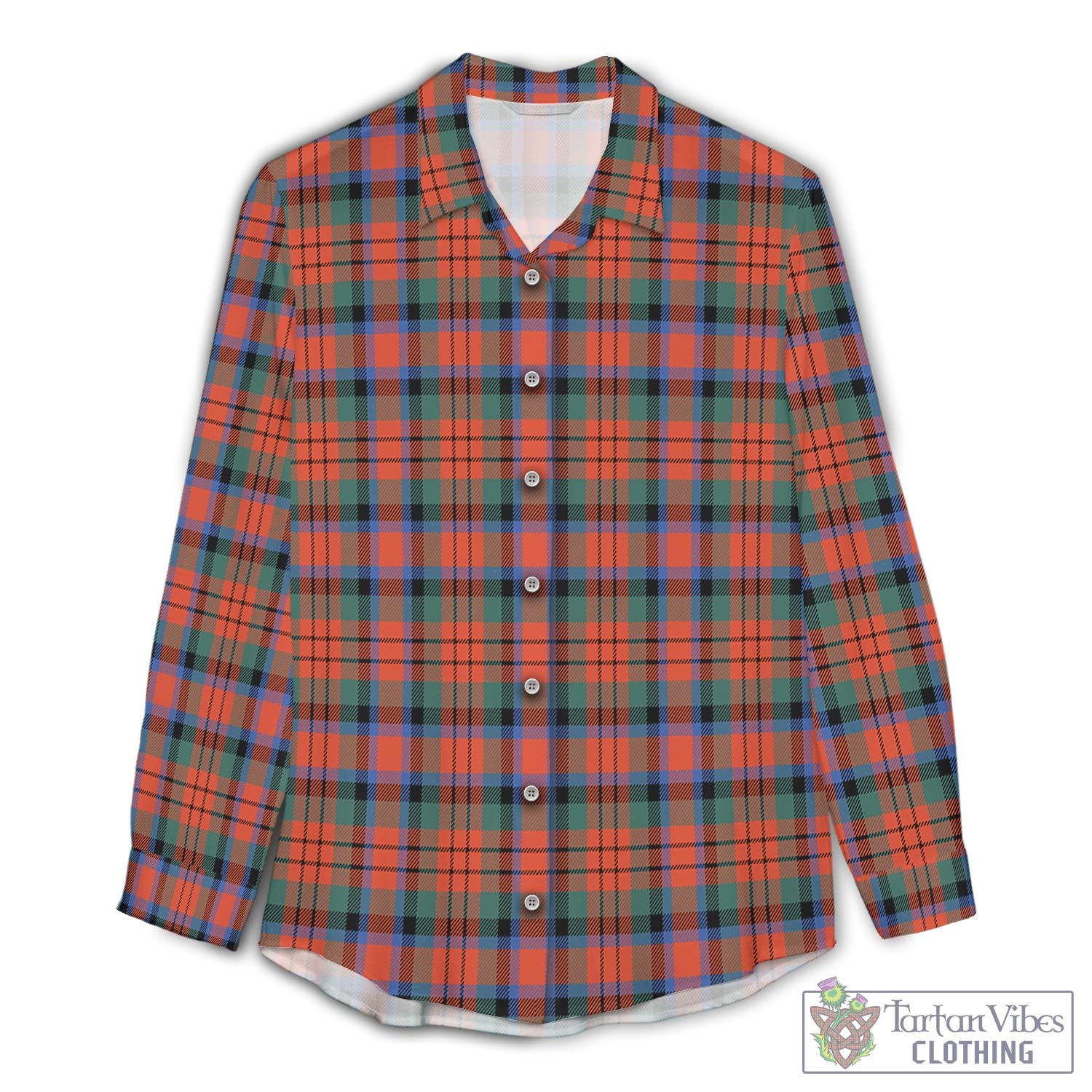 MacDuff Ancient Tartan Womens Casual Shirt