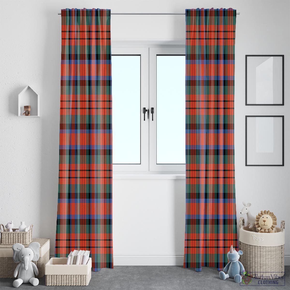 MacDuff Ancient Tartan Window Curtain