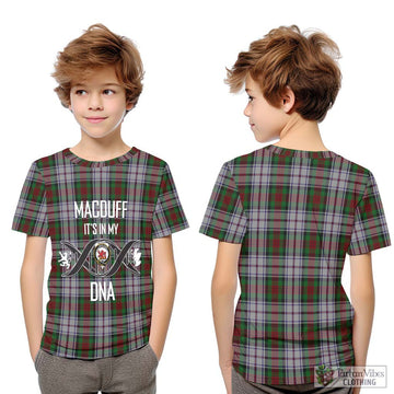 MacDuff Dress Tartan Kid T-Shirt with Family Crest DNA In Me Style