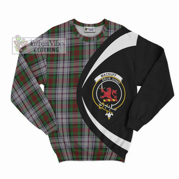 MacDuff Dress Tartan Sweatshirt with Family Crest Circle Style