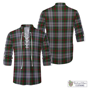 MacDuff Dress Tartan Men's Scottish Traditional Jacobite Ghillie Kilt Shirt