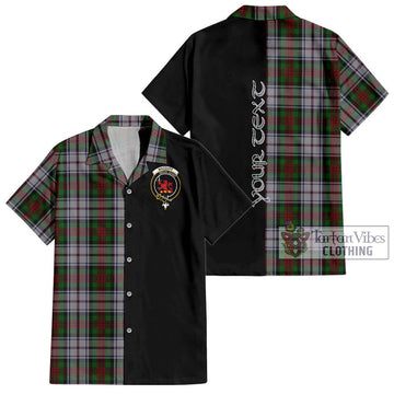 MacDuff Dress Tartan Short Sleeve Button Shirt with Family Crest and Half Of Me Style