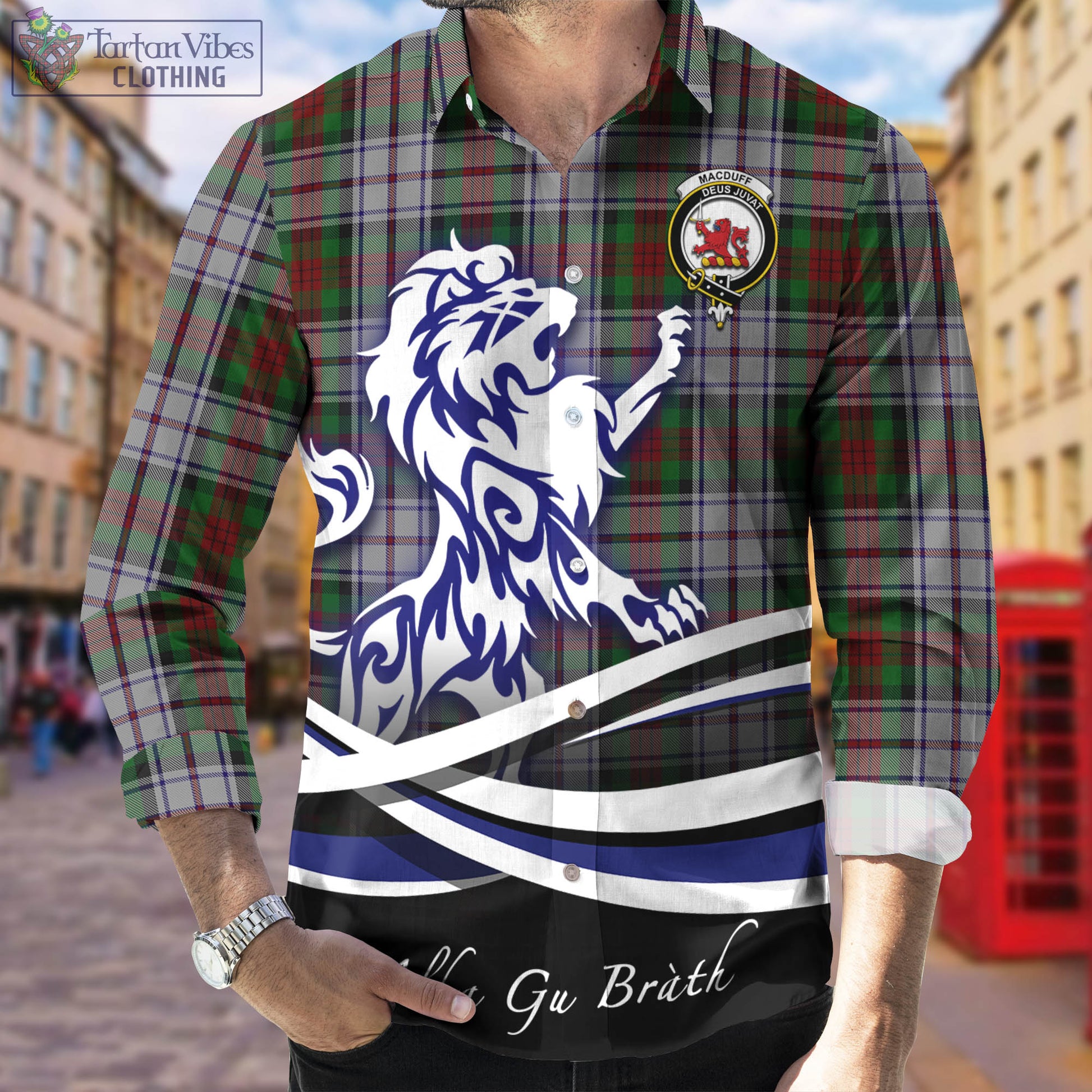 macduff-dress-tartan-long-sleeve-button-up-shirt-with-alba-gu-brath-regal-lion-emblem