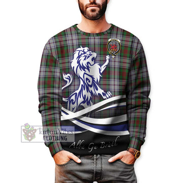 MacDuff Dress Tartan Sweatshirt with Alba Gu Brath Regal Lion Emblem