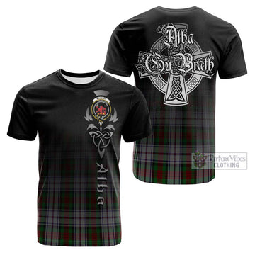 MacDuff Dress Tartan Cotton T-shirt Featuring Alba Gu Brath Family Crest Celtic Inspired