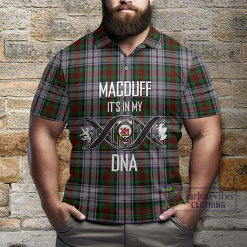 MacDuff Dress Tartan Polo Shirt with Family Crest DNA In Me Style