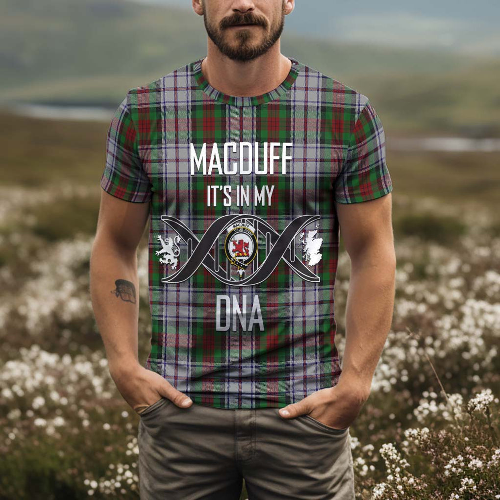 MacDuff Dress Tartan T-Shirt with Family Crest DNA In Me Style Kid's Shirt - Tartan Vibes Clothing