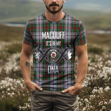 MacDuff Dress Tartan T-Shirt with Family Crest DNA In Me Style