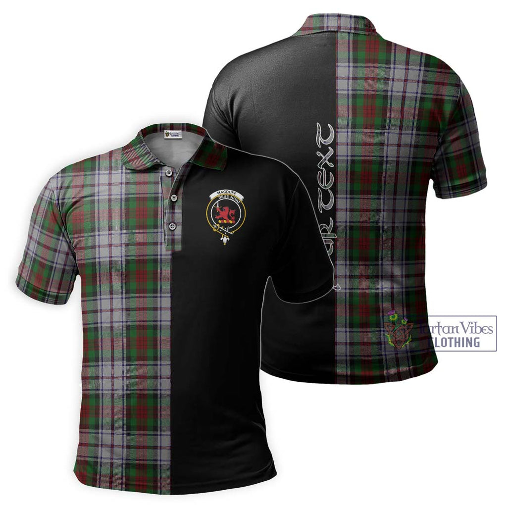 MacDuff Dress Tartan Polo Shirt with Family Crest and Half Of Me Style Kid - Tartanvibesclothing Shop