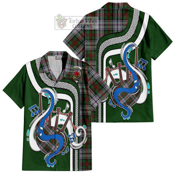 MacDuff Dress Tartan Short Sleeve Button Shirt with Epic Bagpipe Style