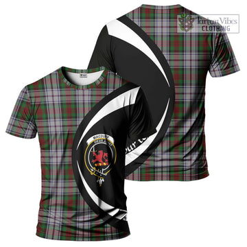 MacDuff Dress Tartan T-Shirt with Family Crest Circle Style