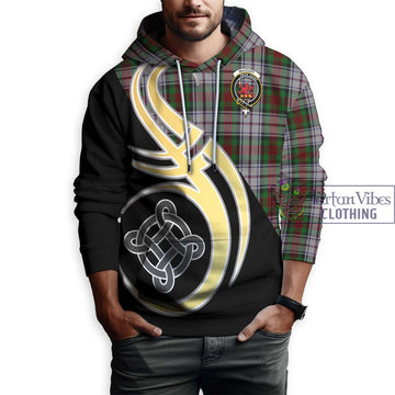 MacDuff Dress Tartan Hoodie with Family Crest and Celtic Symbol Style