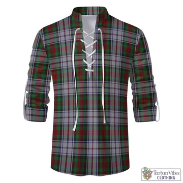 MacDuff Dress Tartan Men's Scottish Traditional Jacobite Ghillie Kilt Shirt