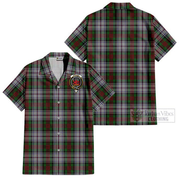 MacDuff Dress Tartan Cotton Hawaiian Shirt with Family Crest