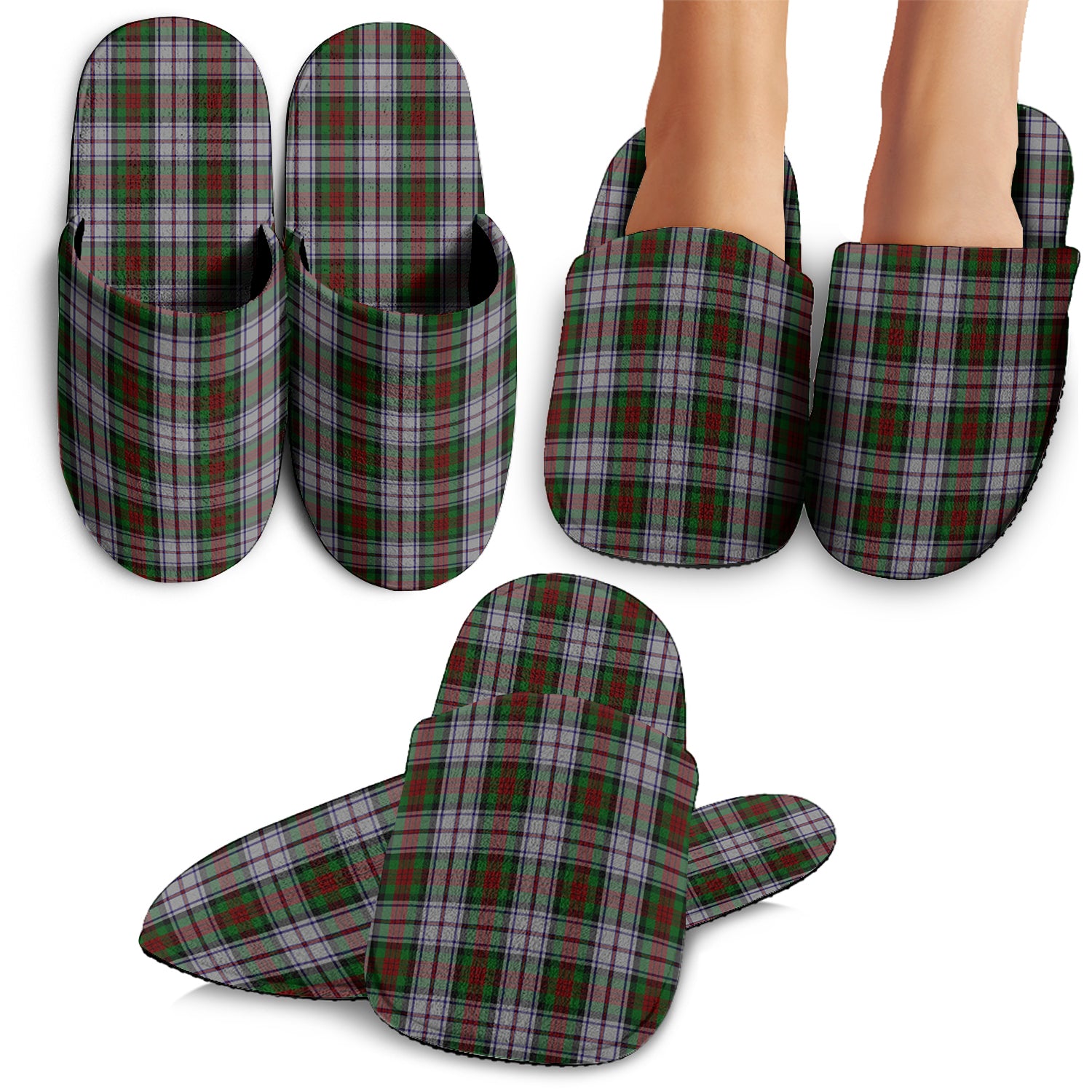 MacDuff Dress Tartan Home Slippers - Tartanvibesclothing