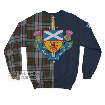 MacDuff Dress Tartan Sweatshirt Alba with Scottish Lion Royal Arm Half Style