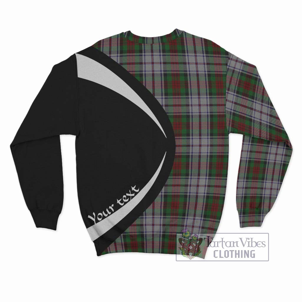 MacDuff Dress Tartan Sweatshirt with Family Crest Circle Style - Tartan Vibes Clothing