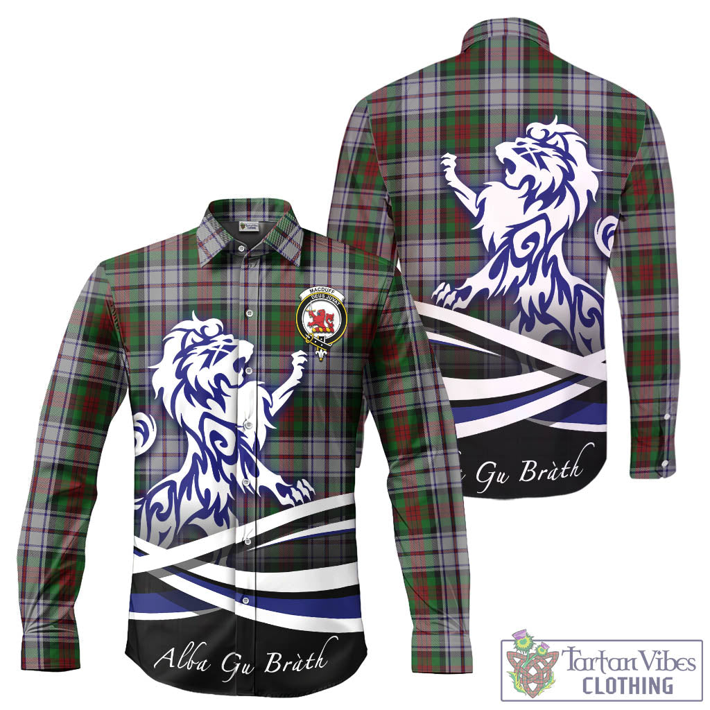 macduff-dress-tartan-long-sleeve-button-up-shirt-with-alba-gu-brath-regal-lion-emblem