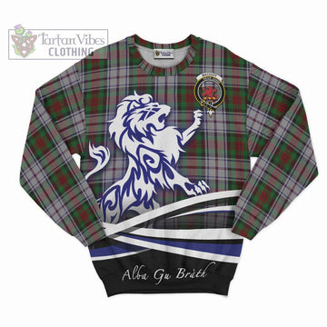 MacDuff Dress Tartan Sweatshirt with Alba Gu Brath Regal Lion Emblem