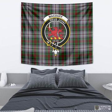 MacDuff Dress Tartan Tapestry Wall Hanging and Home Decor for Room with Family Crest