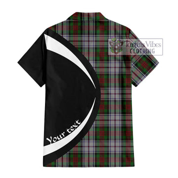 MacDuff Dress Tartan Short Sleeve Button Up with Family Crest Circle Style