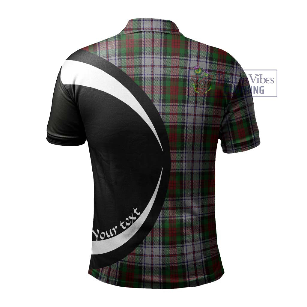 MacDuff Dress Tartan Men's Polo Shirt with Family Crest Circle Style - Tartan Vibes Clothing