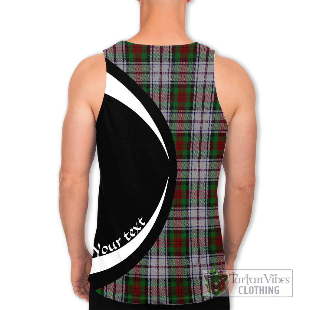 MacDuff Dress Tartan Men's Tank Top with Family Crest Circle Style - Tartan Vibes Clothing