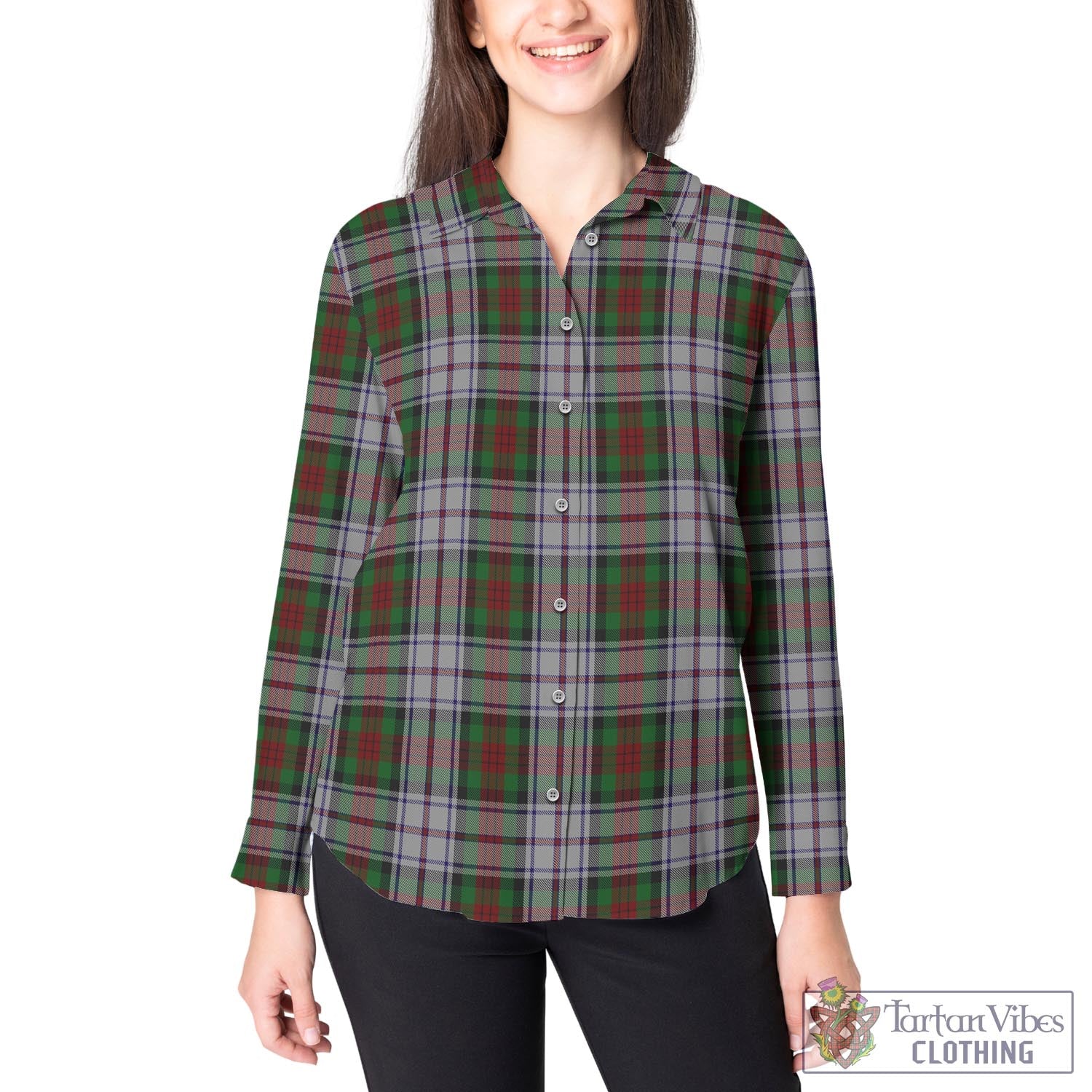 MacDuff Dress Tartan Womens Casual Shirt