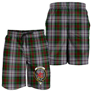 MacDuff Dress Tartan Mens Shorts with Family Crest