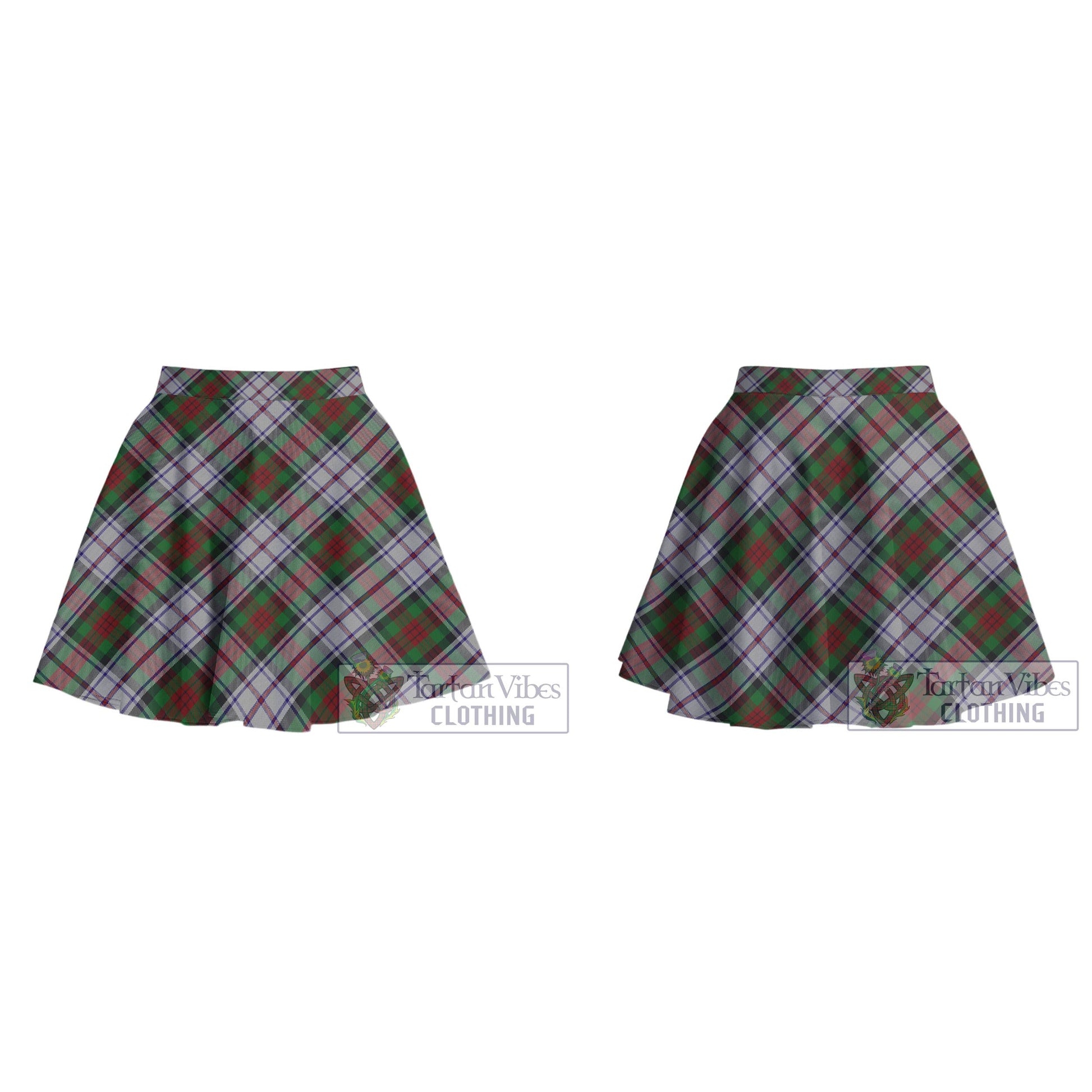 Tartan Vibes Clothing MacDuff Dress Tartan Women's Plated Mini Skirt