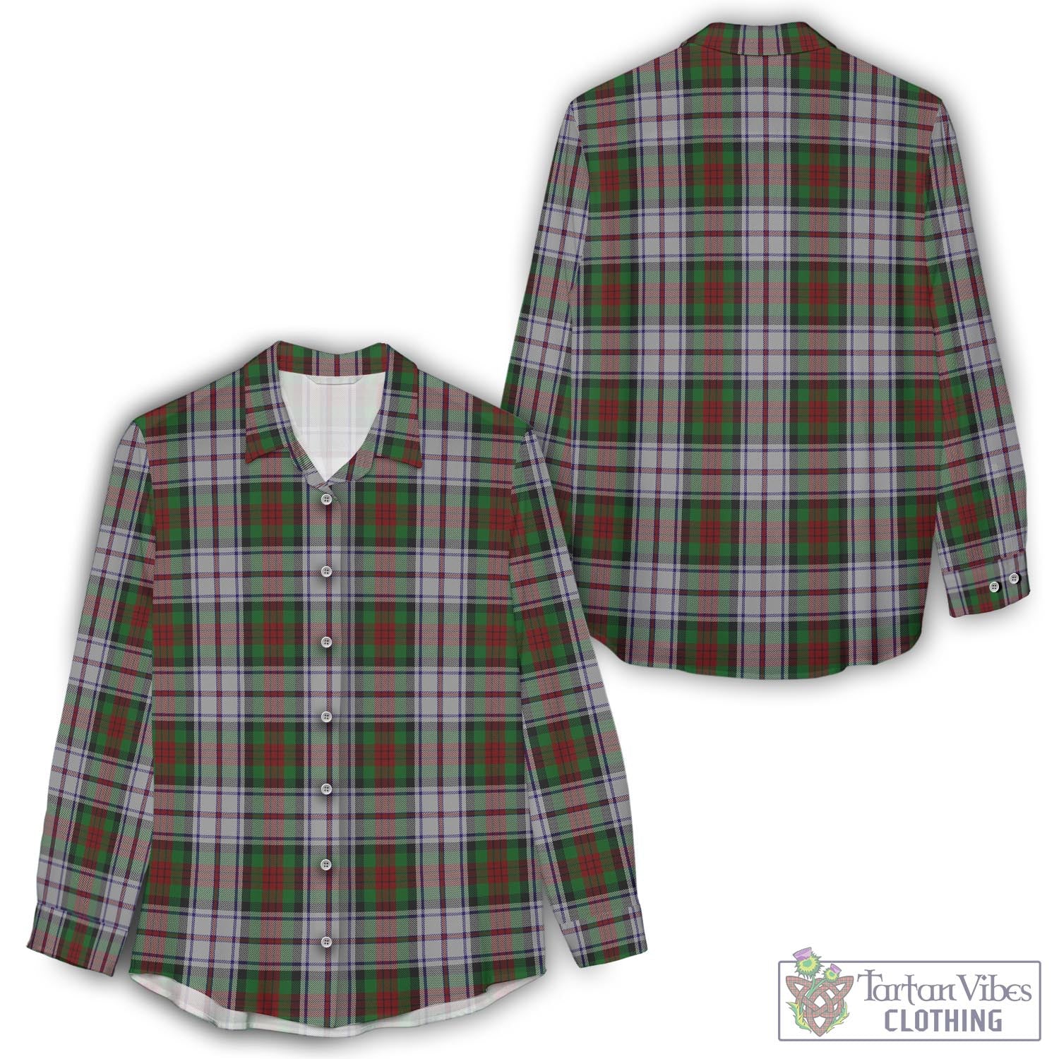 MacDuff Dress Tartan Womens Casual Shirt