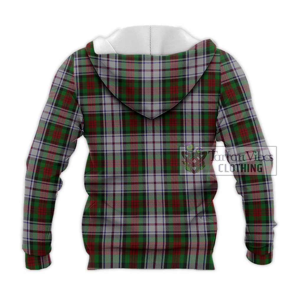 MacDuff Dress Tartan Knitted Hoodie with Family Crest DNA In Me Style - Tartanvibesclothing Shop