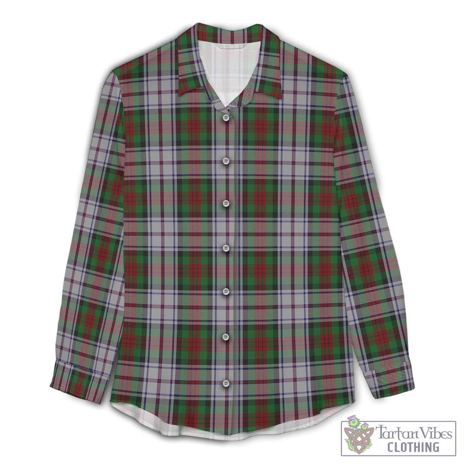 MacDuff Dress Tartan Womens Casual Shirt