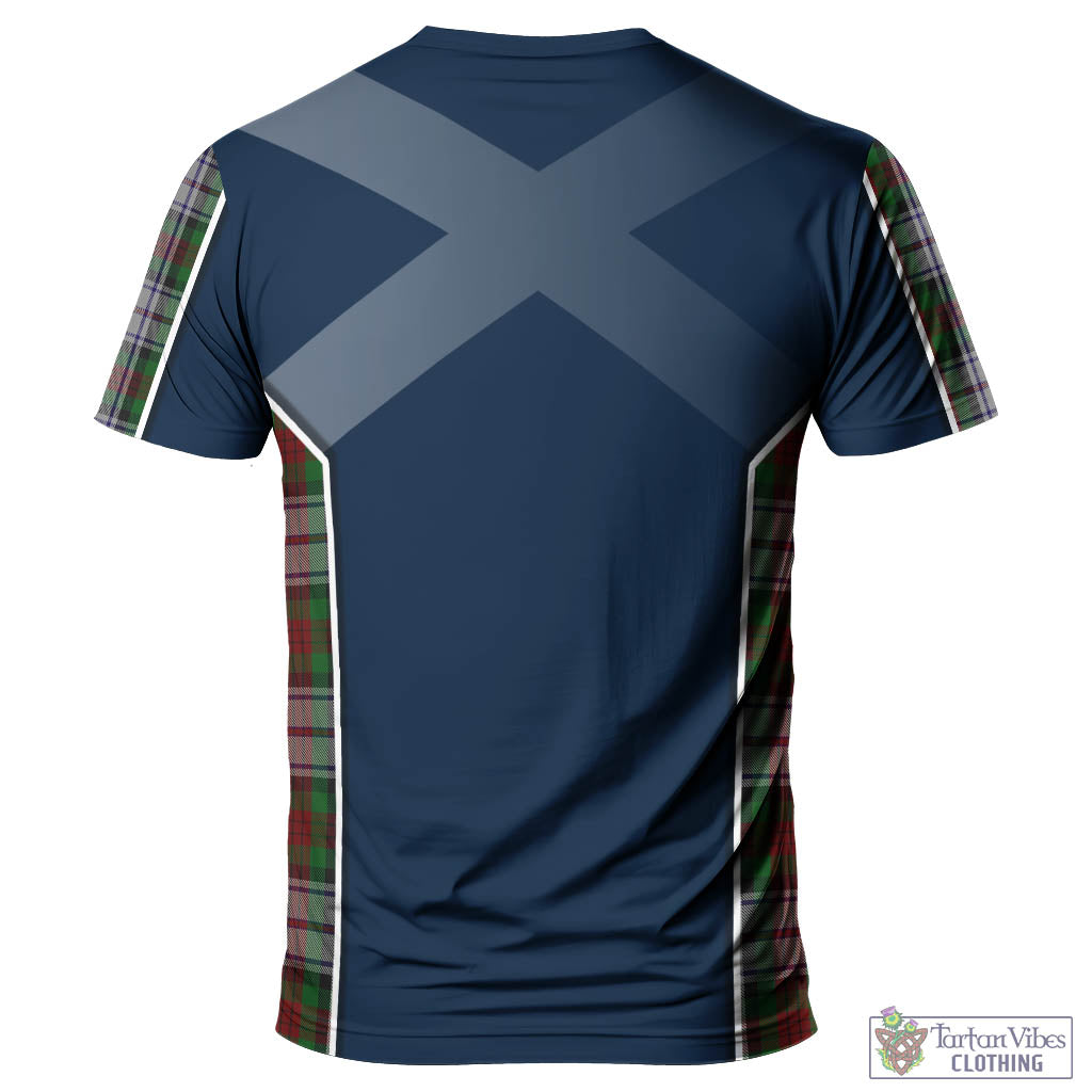 Tartan Vibes Clothing MacDuff Dress Tartan T-Shirt with Family Crest and Lion Rampant Vibes Sport Style